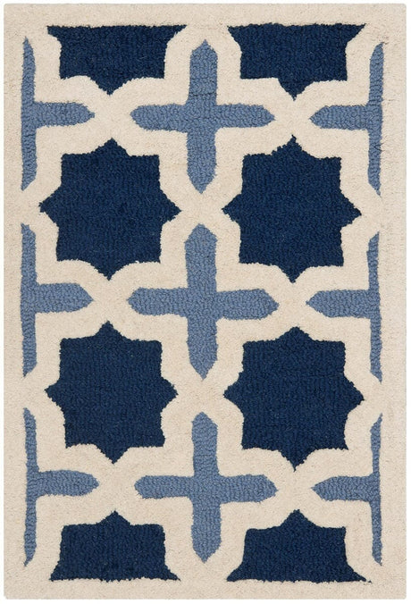 Safavieh Cambridge Cam127A Light Blue / Ivory Rugs - Safavieh - cam127a - 4r