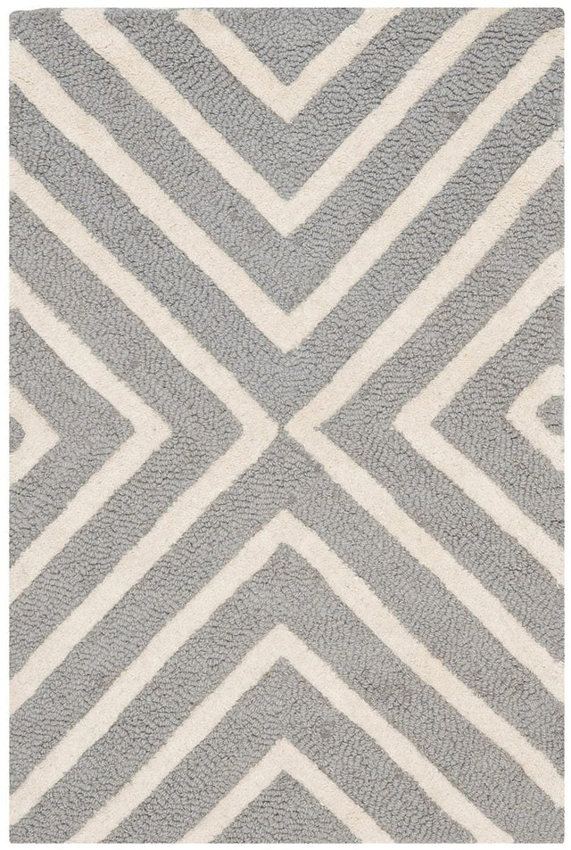 Safavieh Cambridge Cam129D Silver / Ivory Rugs - Safavieh - cam129d - 4r