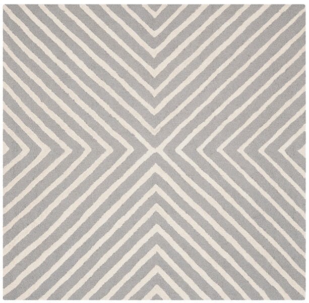 Safavieh Cambridge Cam129D Silver / Ivory Rugs - Safavieh - cam129d - 4sq
