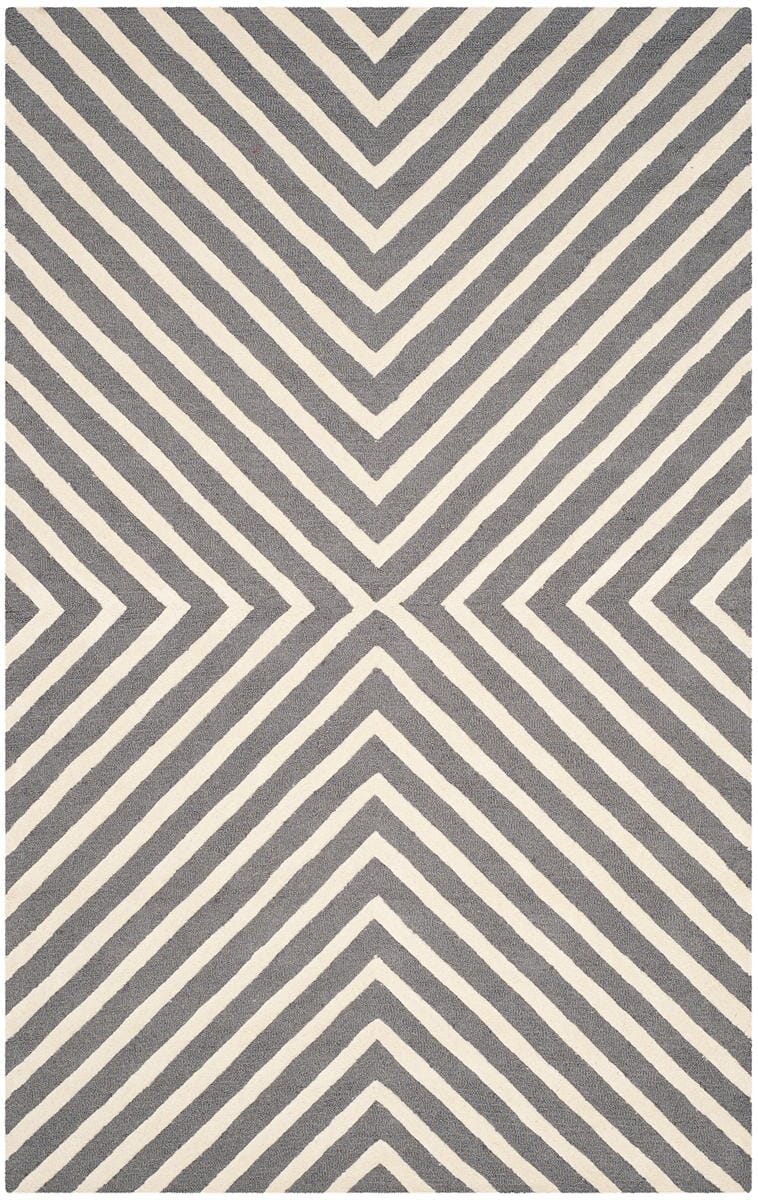 Safavieh Cambridge Cam129X Dark Grey / Ivory Rugs - Safavieh - cam129x - 5