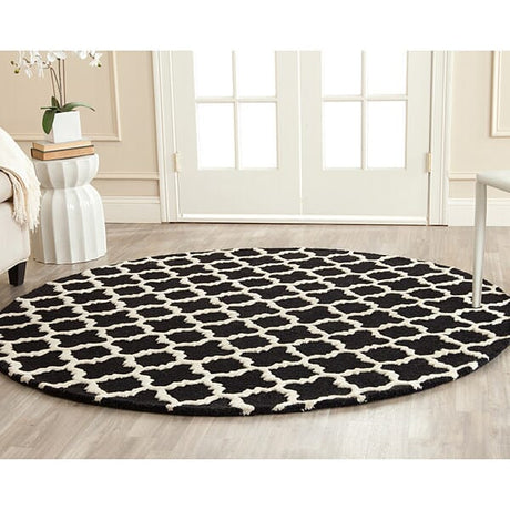 Safavieh Cambridge Cam130E Black / Ivory Rugs - Safavieh - cam130e - 6sq