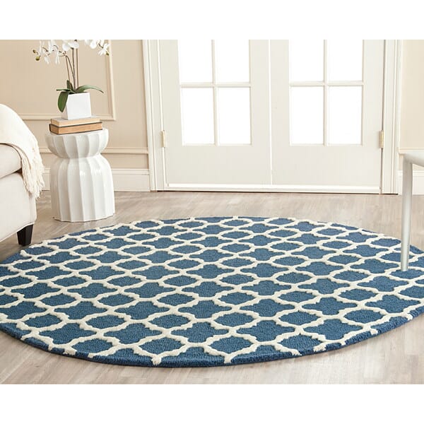 Safavieh Cambridge Cam130G Navy / Ivory Rugs - Safavieh - cam130g - 6sq