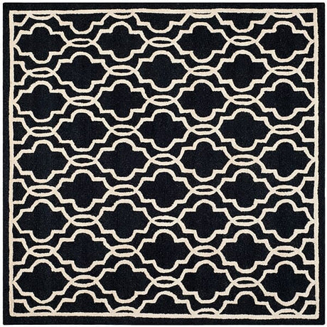 Safavieh Cambridge Cam131E Black / Ivory Rugs - Safavieh - cam131e - 6sq