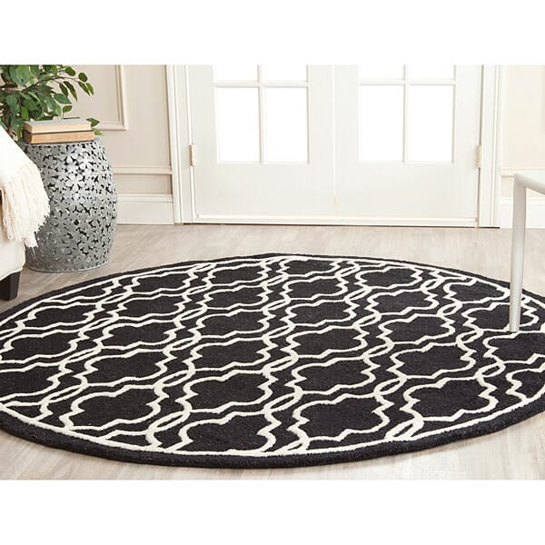 Safavieh Cambridge Cam131E Black / Ivory Rugs - Safavieh - cam131e - 6sq