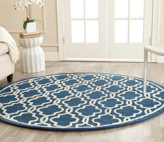 Safavieh Cambridge Cam131G Navy / Ivory Rugs - Safavieh - cam131g - 6sq