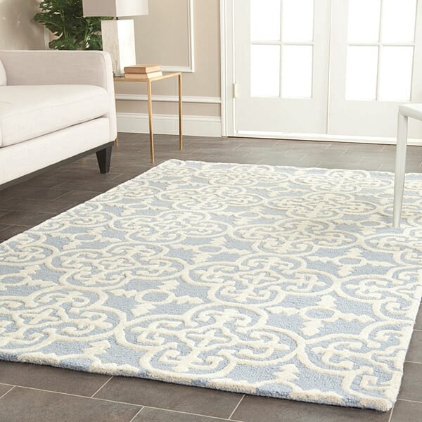 Safavieh Cambridge Cam133A Light Blue / Ivory Rugs - Safavieh - cam133a - 2