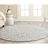Safavieh Cambridge Cam133A Light Blue / Ivory Rugs - Safavieh - cam133a - 6sq