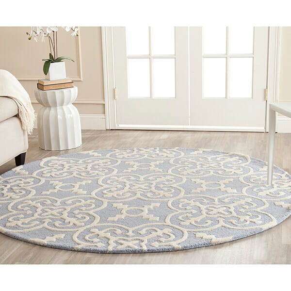 Safavieh Cambridge Cam133A Light Blue / Ivory Rugs - Safavieh - cam133a - 6sq