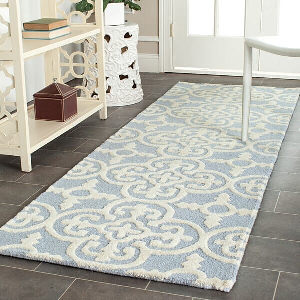 Safavieh Cambridge Cam133A Light Blue / Ivory Rugs - Safavieh - cam133a - 6sq