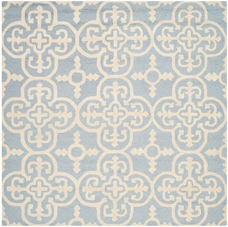 Safavieh Cambridge Cam133A Light Blue / Ivory Rugs - Safavieh - cam133a - 6sq