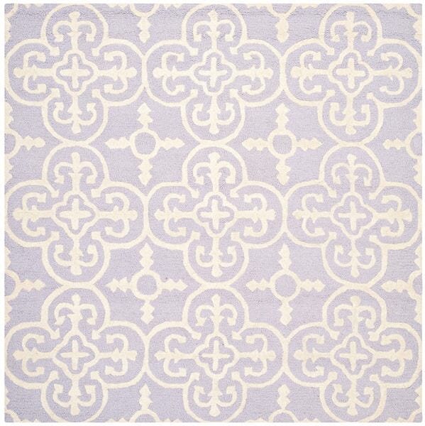 Safavieh Cambridge Cam133C Lavander / Ivory Rugs - Safavieh - cam133c - 6sq