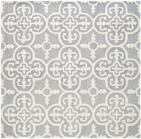 Safavieh Cambridge Cam133D Silver / Ivory Rugs - Safavieh - cam133d - 4sq