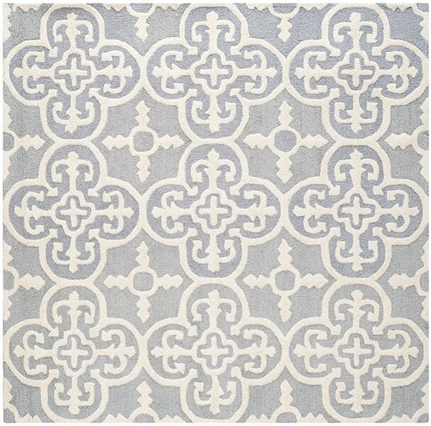 Safavieh Cambridge Cam133D Silver / Ivory Rugs - Safavieh - cam133d - 4sq