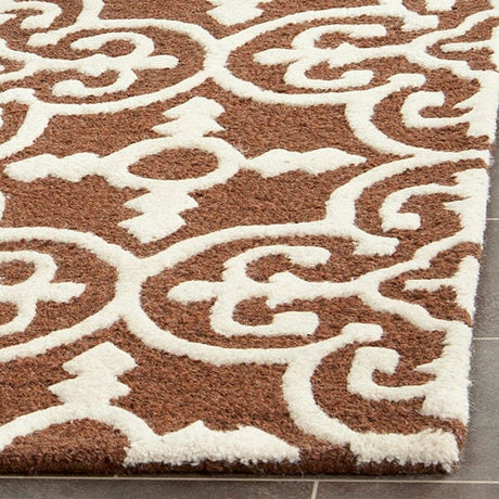 Safavieh Cambridge Cam133H Dark Brown / Ivory Rugs - Safavieh - cam133h - 2