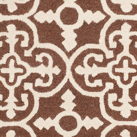 Safavieh Cambridge Cam133H Dark Brown / Ivory Rugs - Safavieh - cam133h - 2