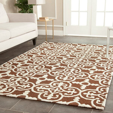 Safavieh Cambridge Cam133H Dark Brown / Ivory Rugs - Safavieh - cam133h - 2