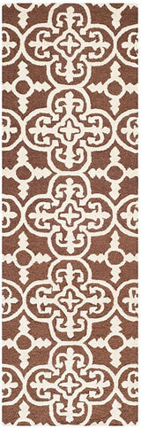 Safavieh Cambridge Cam133H Dark Brown / Ivory Rugs - Safavieh - cam133h - 24