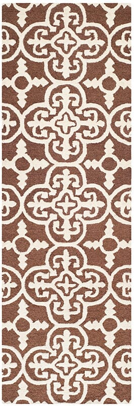 Safavieh Cambridge Cam133H Dark Brown / Ivory Rugs - Safavieh - cam133h - 24