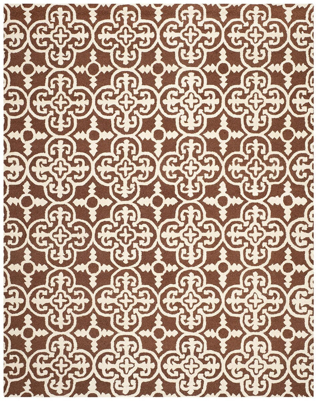 Safavieh Cambridge Cam133H Dark Brown / Ivory Rugs - Safavieh - cam133h - 6r