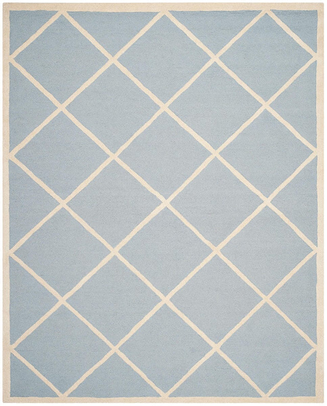 Safavieh Cambridge Cam136A Light Blue / Ivory Rugs - Safavieh - cam136a - 4r