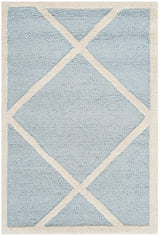 Safavieh Cambridge Cam136A Light Blue / Ivory Rugs - Safavieh - cam136a - 4r