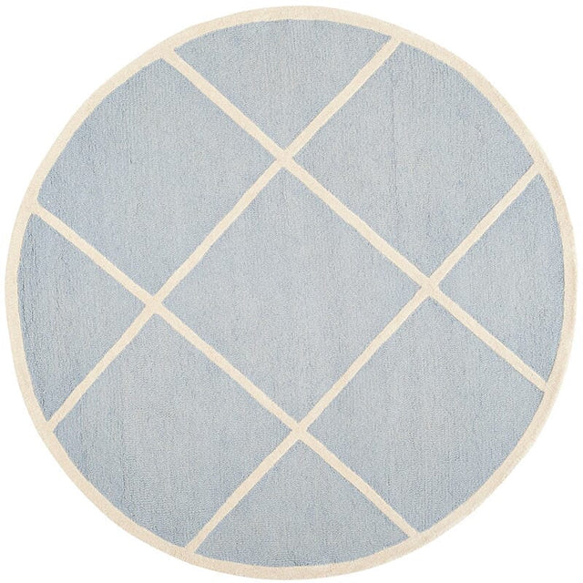 Safavieh Cambridge Cam136A Light Blue / Ivory Rugs - Safavieh - cam136a - 4r