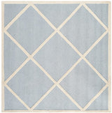Safavieh Cambridge Cam136A Light Blue / Ivory Rugs - Safavieh - cam136a - 4sq