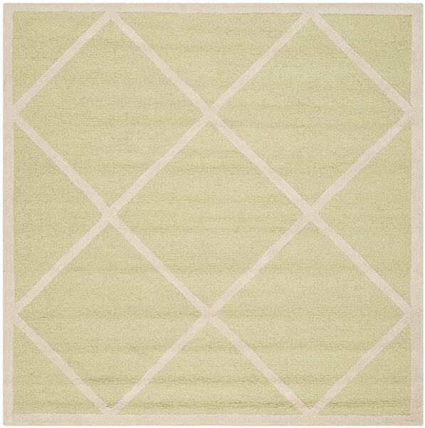 Safavieh Cambridge Cam136B Light Green / Ivory Rugs - Safavieh - cam136b - 6sq