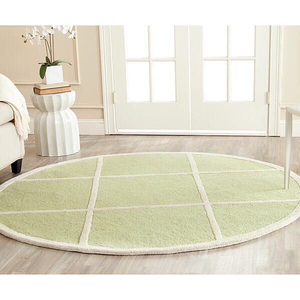 Safavieh Cambridge Cam136B Light Green / Ivory Rugs - Safavieh - cam136b - 6sq