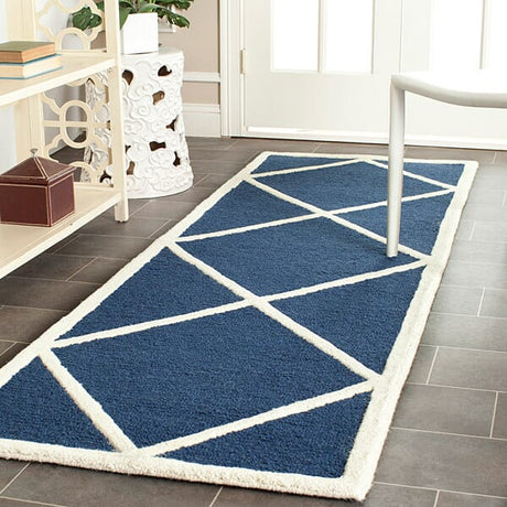 Safavieh Cambridge Cam136G Navy / Ivory Rugs - Safavieh - cam136g - 6sq