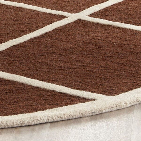 Safavieh Cambridge Cam136H Dark Brown / Ivory Rugs - Safavieh - cam136h - 2