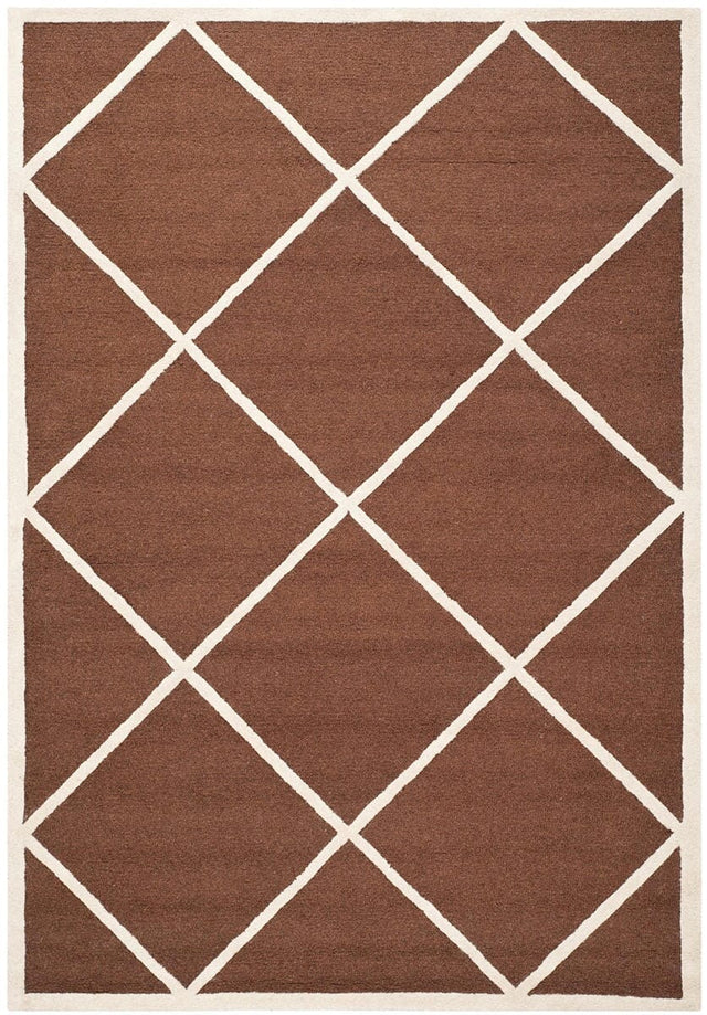 Safavieh Cambridge Cam136H Dark Brown / Ivory Rugs - Safavieh - cam136h - 2