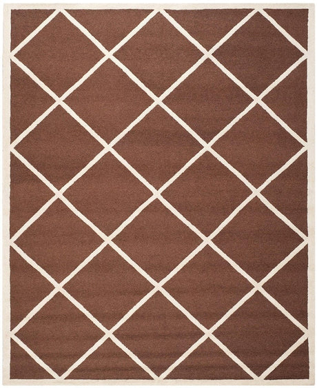 Safavieh Cambridge Cam136H Dark Brown / Ivory Rugs - Safavieh - cam136h - 6r