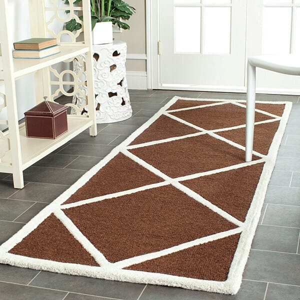 Safavieh Cambridge Cam136H Dark Brown / Ivory Rugs - Safavieh - cam136h - 6sq