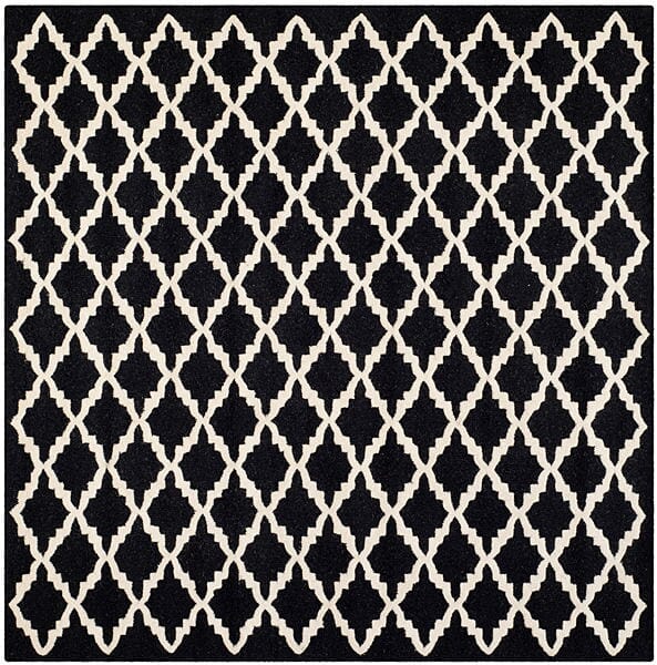 Safavieh Cambridge Cam137E Black / Ivory Rugs - Safavieh - cam137e - 6sq