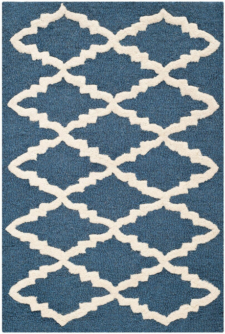 Safavieh Cambridge Cam137G Navy / Ivory Rugs - Safavieh - cam137g - 4r