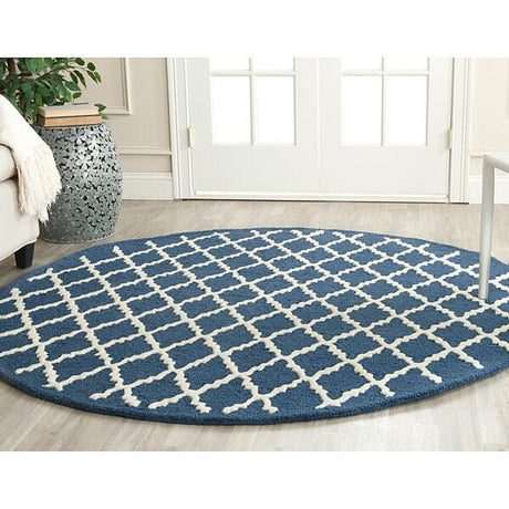 Safavieh Cambridge Cam137G Navy / Ivory Rugs - Safavieh - cam137g - 4sq