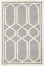 Safavieh Cambridge 2'-0" x 3'-0" Rug in Silver / Ivory