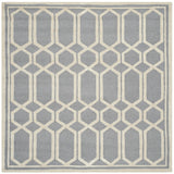 Safavieh Cambridge 6'-0" x 6'-0" Rug in Silver / Ivory