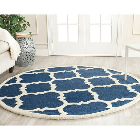 Safavieh Cambridge Cam140G Navy / Ivory Rugs - Safavieh - cam140g - 4sq