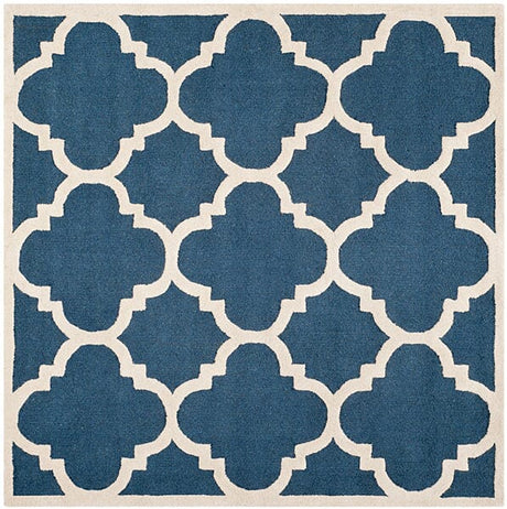 Safavieh Cambridge Cam140G Navy / Ivory Rugs - Safavieh - cam140g - 4sq