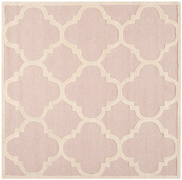 Safavieh Cambridge Cam140M Light Pink / Ivory Rugs - Safavieh - cam140m - 6sq