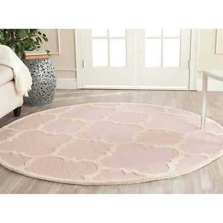 Safavieh Cambridge Cam140M Light Pink / Ivory Rugs - Safavieh - cam140m - 6sq