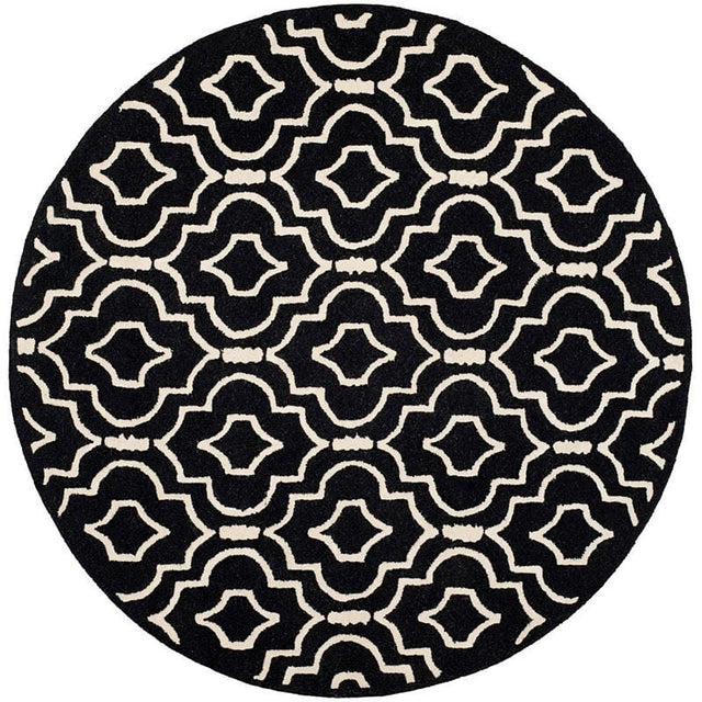 Safavieh Cambridge Cam141E Black / Ivory Rugs - Safavieh - cam141e - 6r