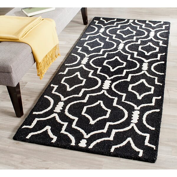 Safavieh Cambridge Cam141E Black / Ivory Rugs - Safavieh - cam141e - 6sq