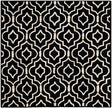 Safavieh Cambridge Cam141E Black / Ivory Rugs - Safavieh - cam141e - 6sq