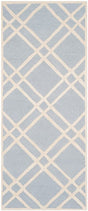 Safavieh Cambridge Cam142A Light Blue / Ivory Rugs - Safavieh - cam142a - 24