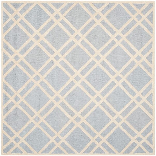 Safavieh Cambridge Cam142A Light Blue / Ivory Rugs - Safavieh - cam142a - 6sq