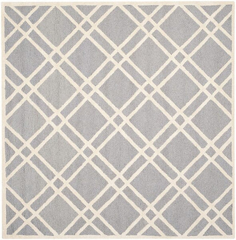 Safavieh Cambridge Cam142D Silver / Ivory Rugs - Safavieh - cam142d - 6sq