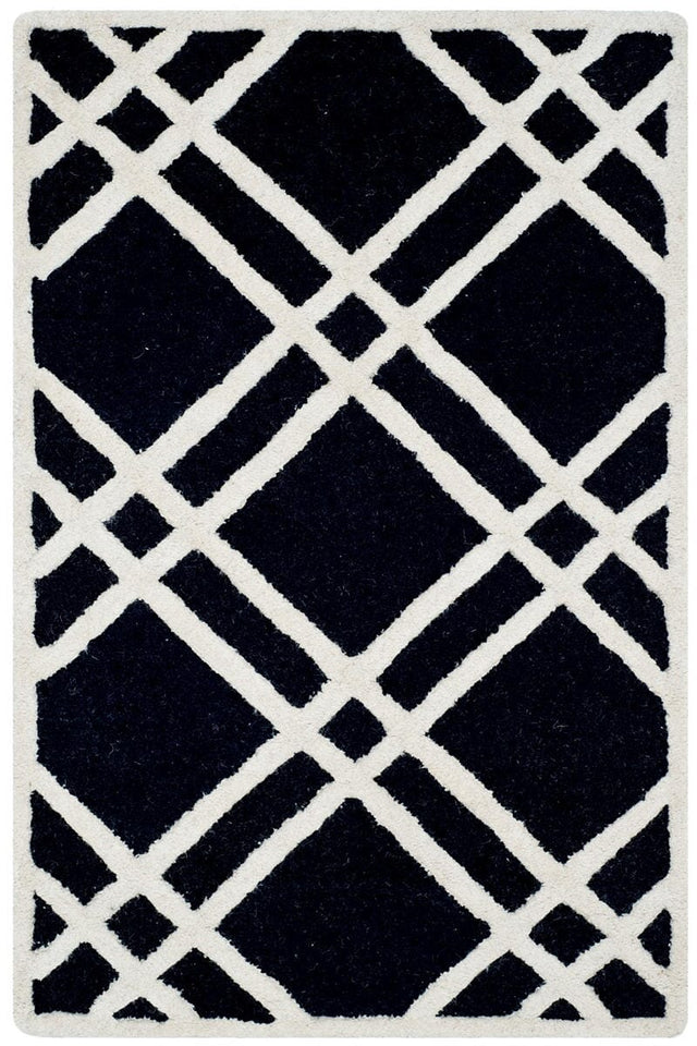 Safavieh Cambridge Cam142E Black / Ivory Rugs - Safavieh - cam142e - 6r